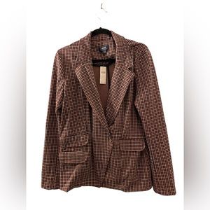 NWT Maeve Collegiate Knit Blazer Size L
